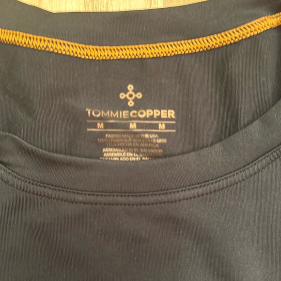 Tommie Copper men’s Velocity Running Short Sleeve Crew Active Fit - Black medium - Picture 3 of 6